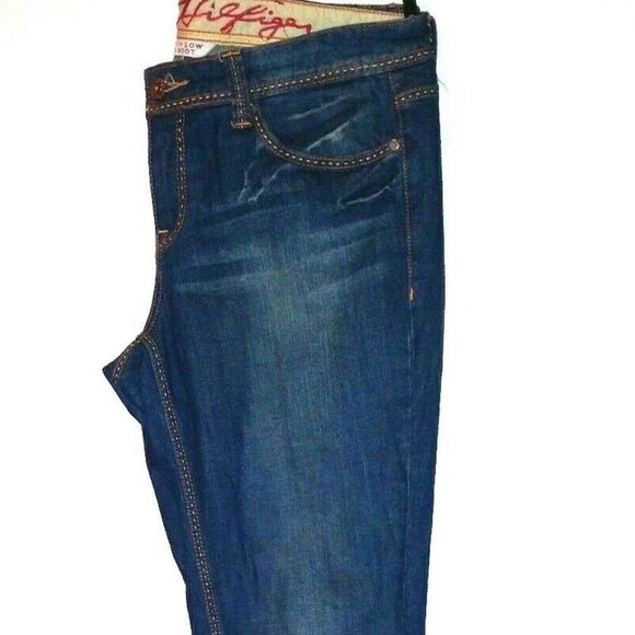 Tommy Hilfiger Jeans bootcut Embroidered "T" flap pocket contrast stitch stretch - Picture 14 of 14